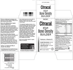 Label for Citracal plus Bone Density Builder