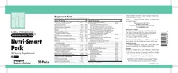 Label for Ultra Preventive 2000 Series Nutri-Smart Pack