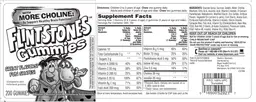 Label for Flintstones Gummies