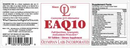 Label for EAQ10