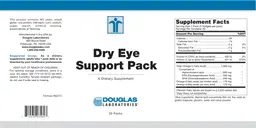 Label for Dry Eye Support Pack