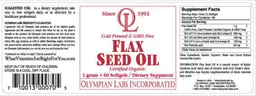 Flax Seed Oil