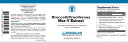 Label for Broccoli/Cruciferous Max-V Extract