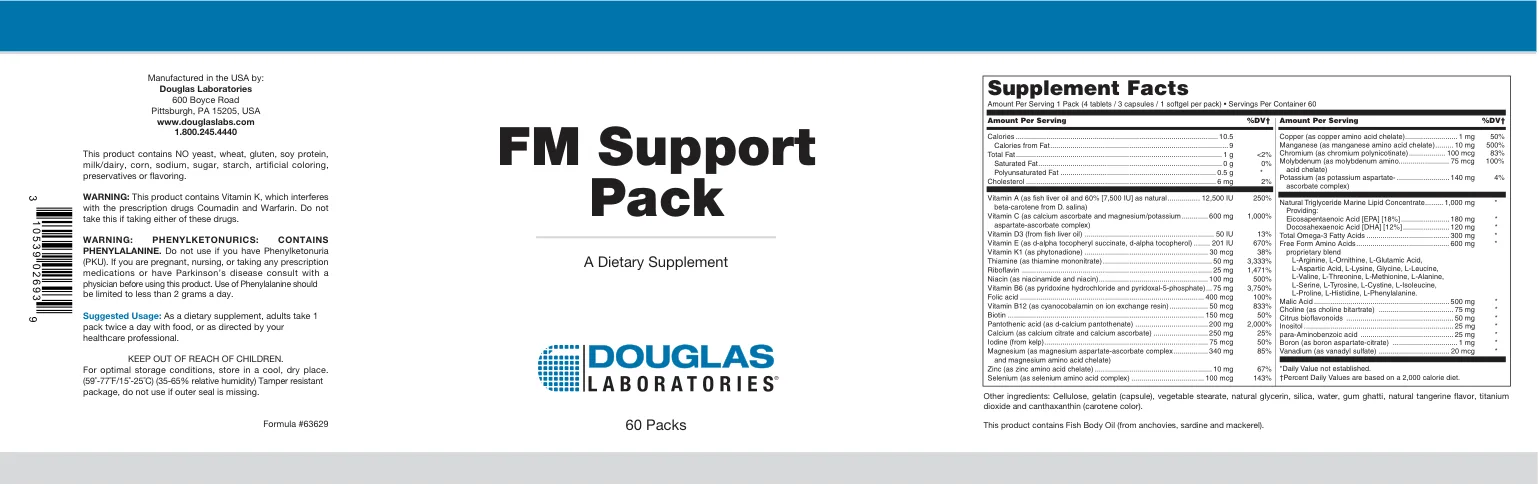 Label for FM Support Pack