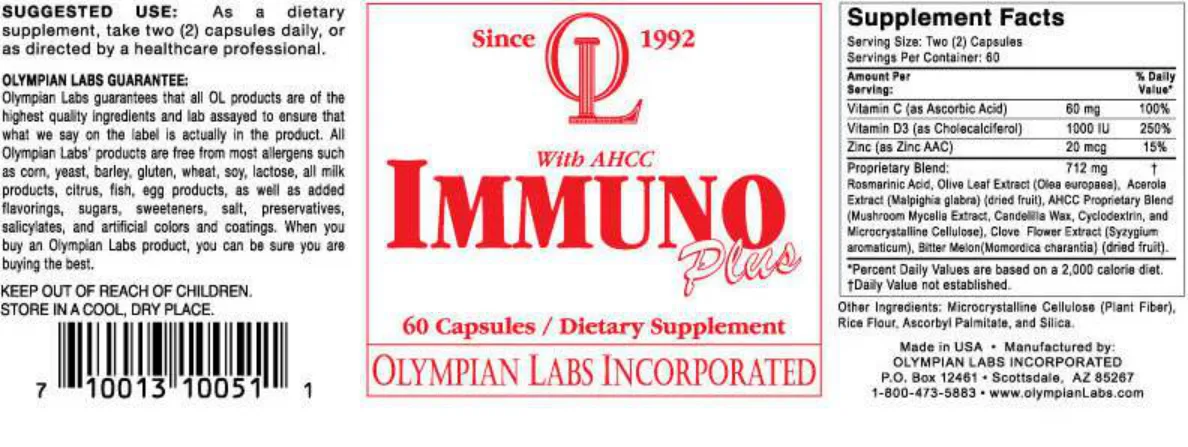 Label for Immuno Plus