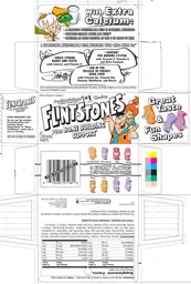 Label for Flintstones plus Bone Building Support