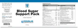 Label for Blood Sugar Support Pack