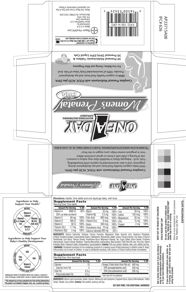 Label for Prenatal DHA/EPA Liquid Gels