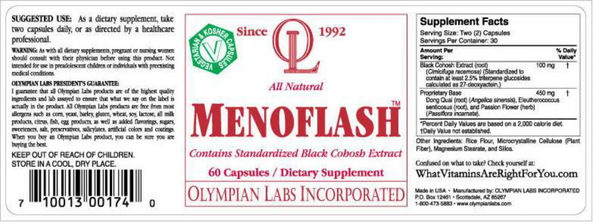 Label for Menoflash