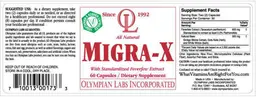 Label for Migra-X