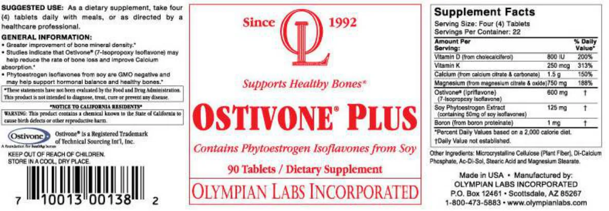 Label for Ostivone Plus