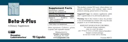 Label for Beta-A-Plus