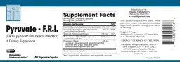 Label for Pyruvate - F.R.I.