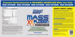 Label for Mass XXplosion Fruit Punch