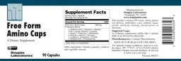 Label for Free Form Amino Caps
