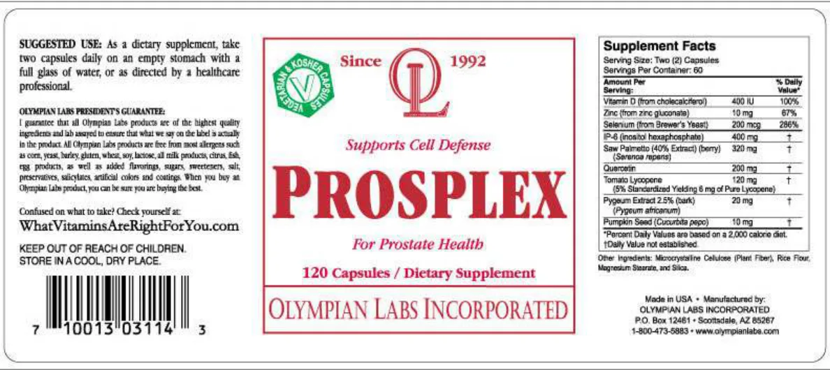 Label for Prosplex