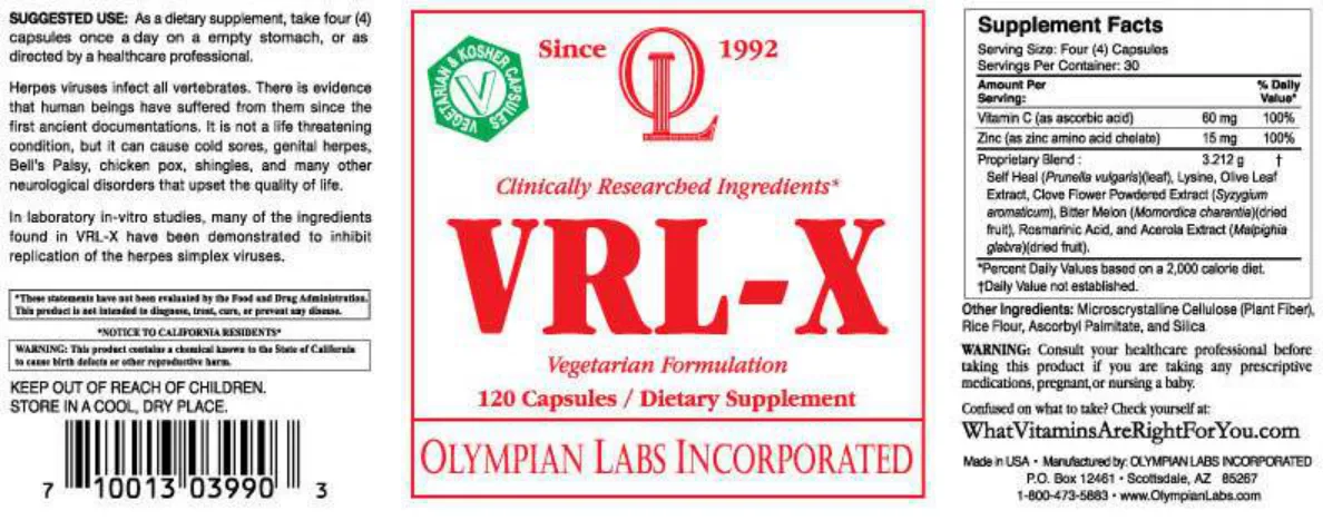 Label for VRL-X